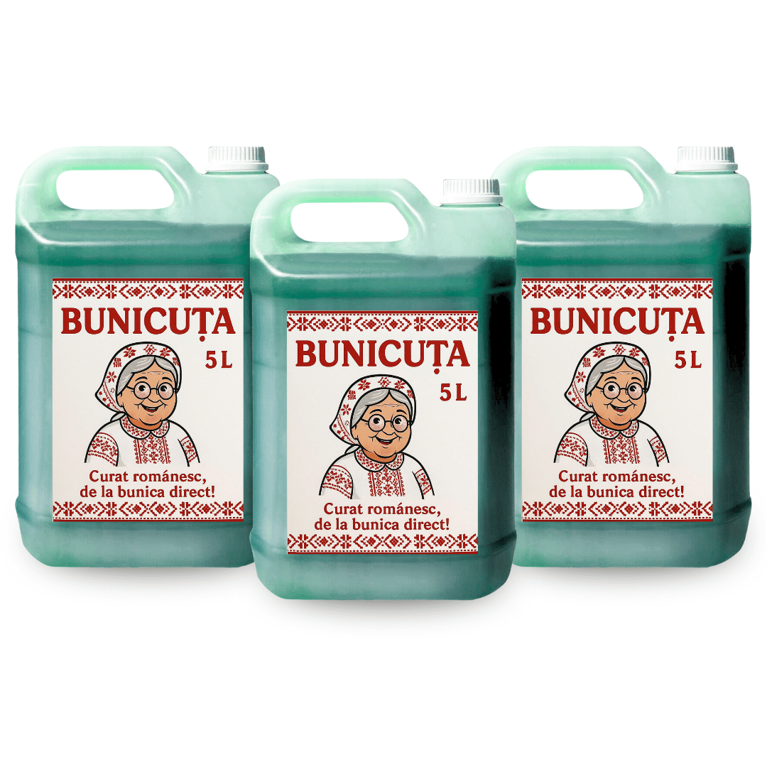 Cutiuta cu 3x Detergent Bunicuta 5L